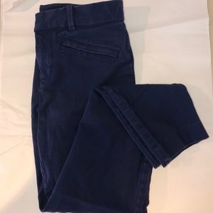 Cobalt blue skinny ankle pant